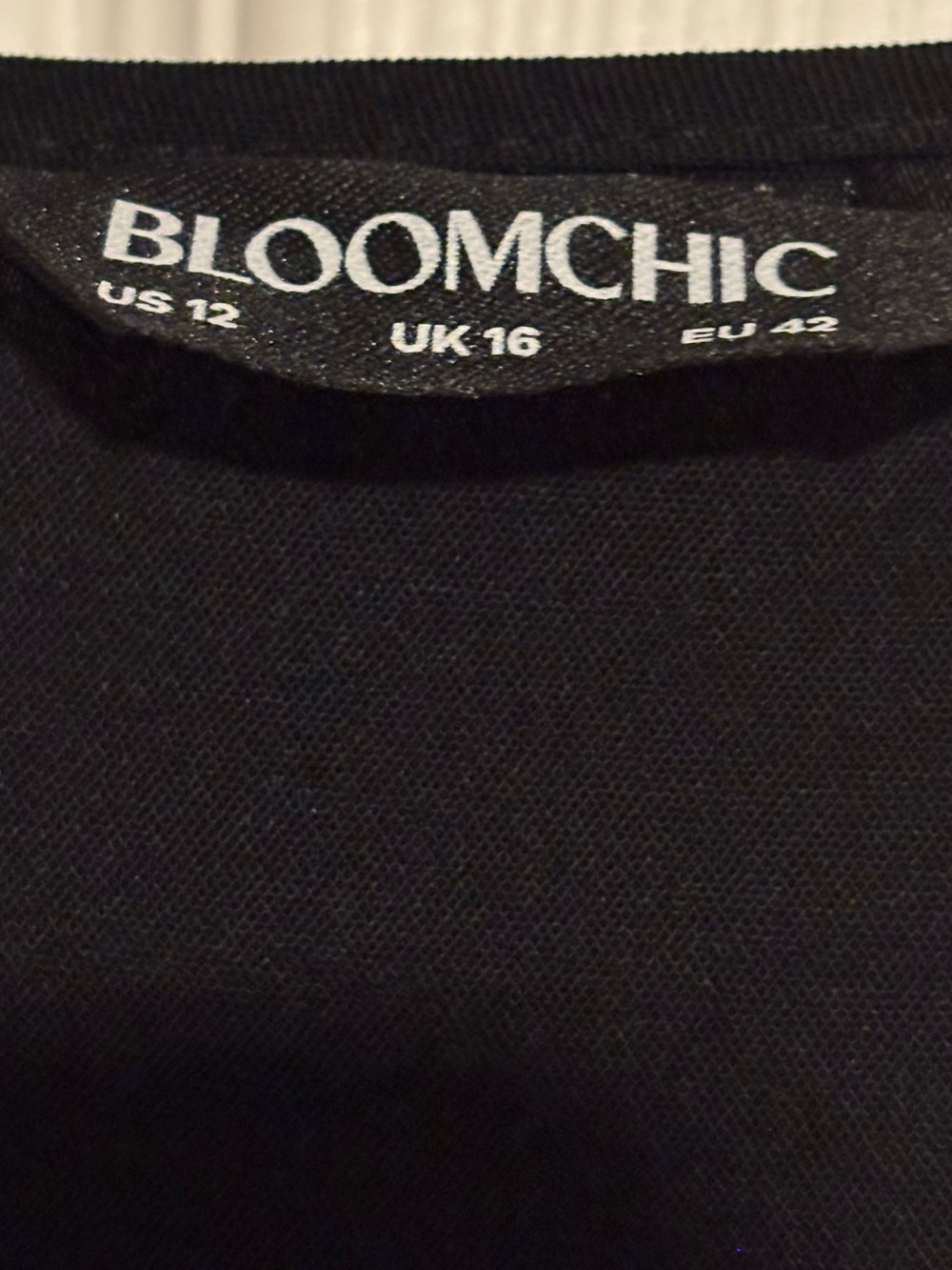 BloomChic Black Gothic Witchy Maxi Dress Dramatic Sleeves - Picture 4 of 4